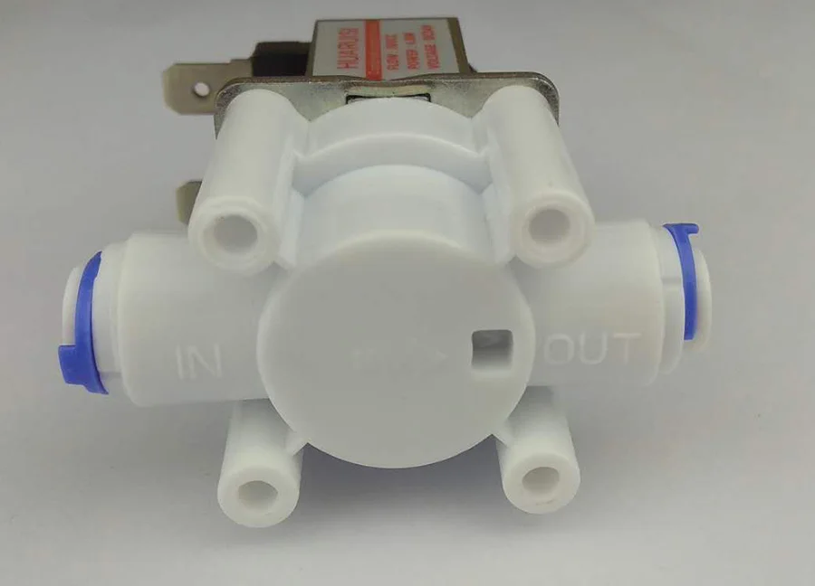 5 шт. 1/4 &quotOD комбинированный Соленоидный клапан Ro water machine быстрая сборка
