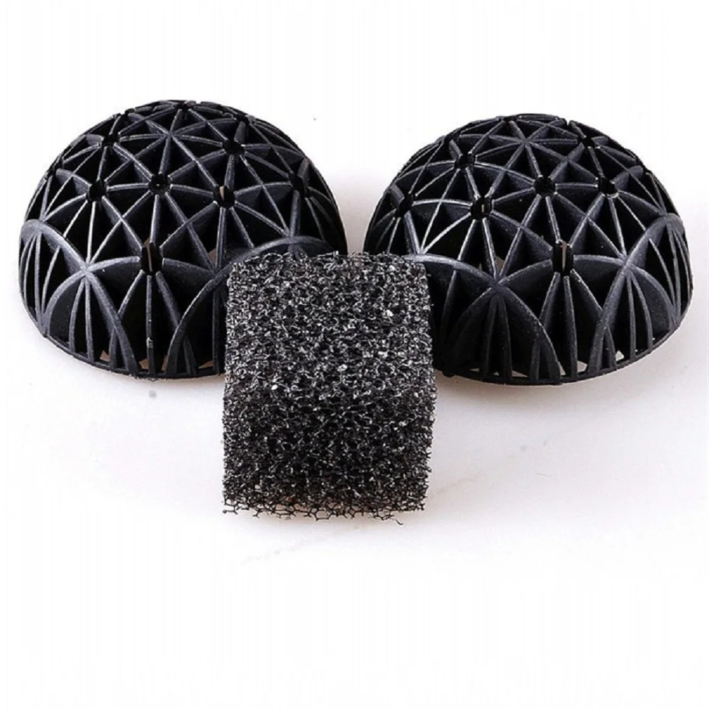 50 шт пластиковый аквариумный хлопковый фильтр губка биологические шарики пруд