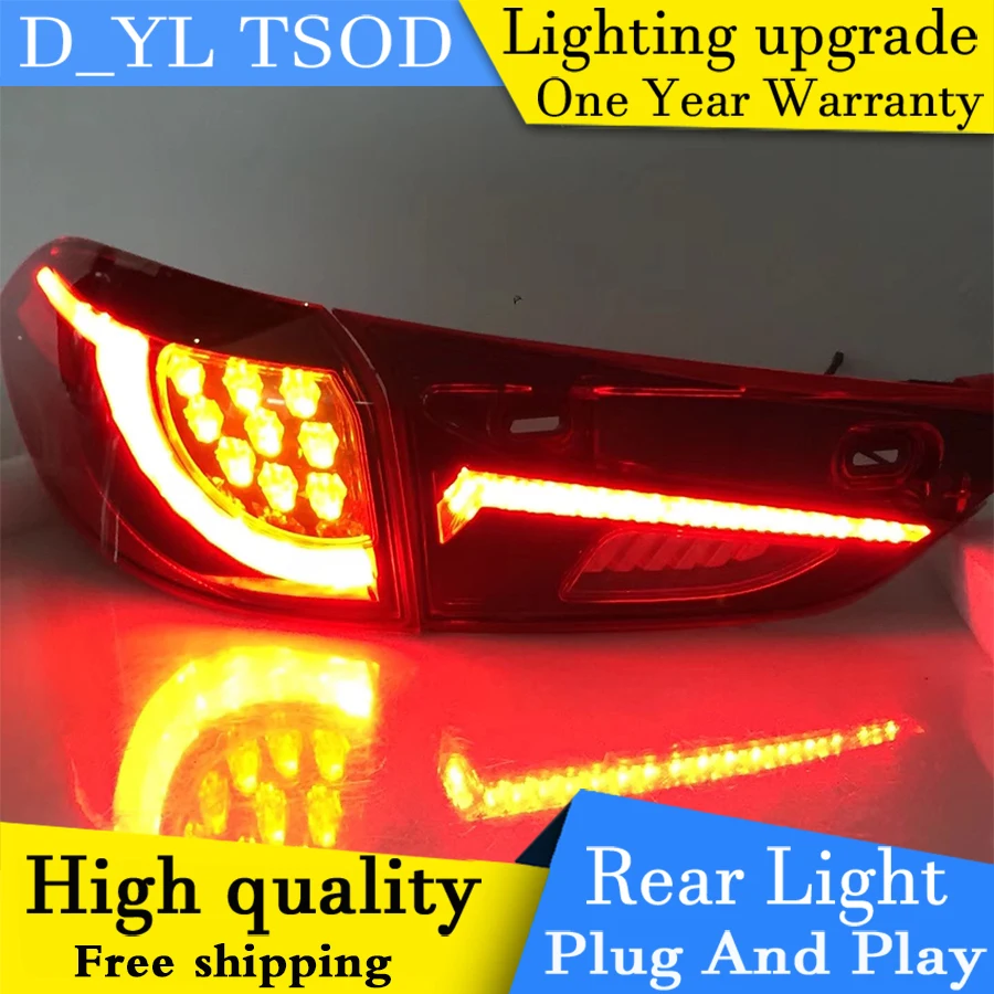 

D_YL Car Styling for Mazda CX-4 2016-2018 Taillights CX-4 Sedan LED Tail Lamp LED Rear Lamp DRL+Brake+Park+Signal led light