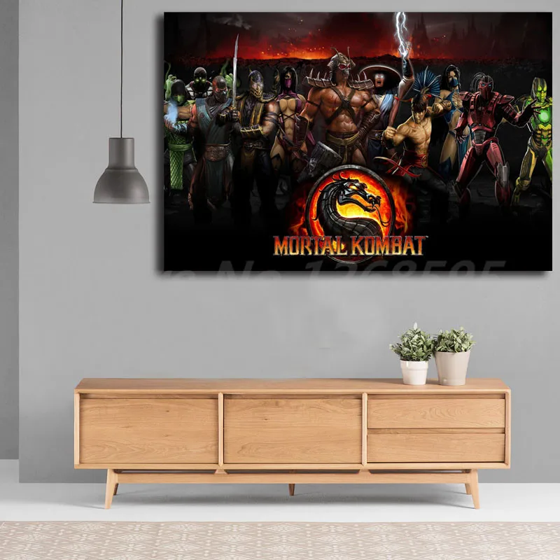 Mortal Kombat Armageddon обои HD холст картина печать гостиная домашний декор Современное