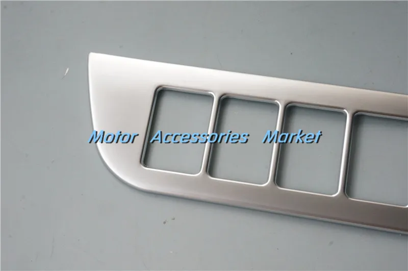 Новый Матовый хромированный выключатель света консоль приборной панели отделка