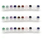 Шарики роликовые для духов с натуральным драгоценным камнем, толщина 5 мл10 мл, рулон эфирного масла для духов, 3 шт.