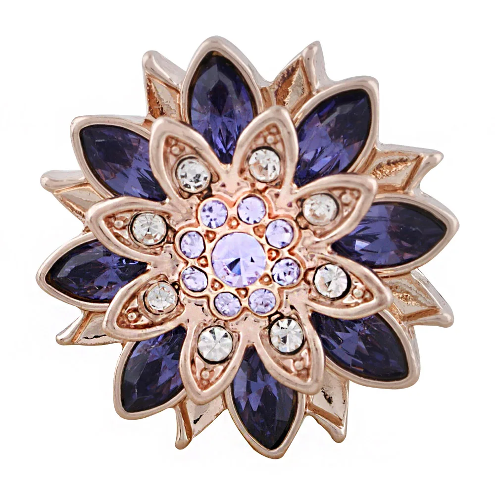 Top Quality Rose Gold Snaps jewelry 18mm Snap Button Fit Choker Buttons Watch Bracelets for women Jewelry | Украшения и