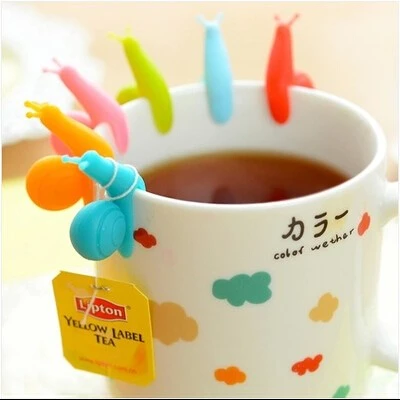 6 шт. в новой силиконовой этикетке для чайного пакетика подвесная кружка зажим