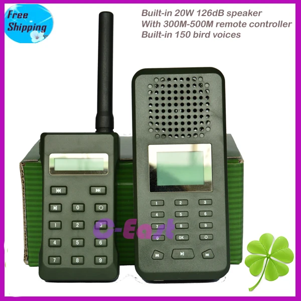 С 300 500 м Пульт дистанционного управления Охота птица звук Mp3 плеер 20 Вт Птица