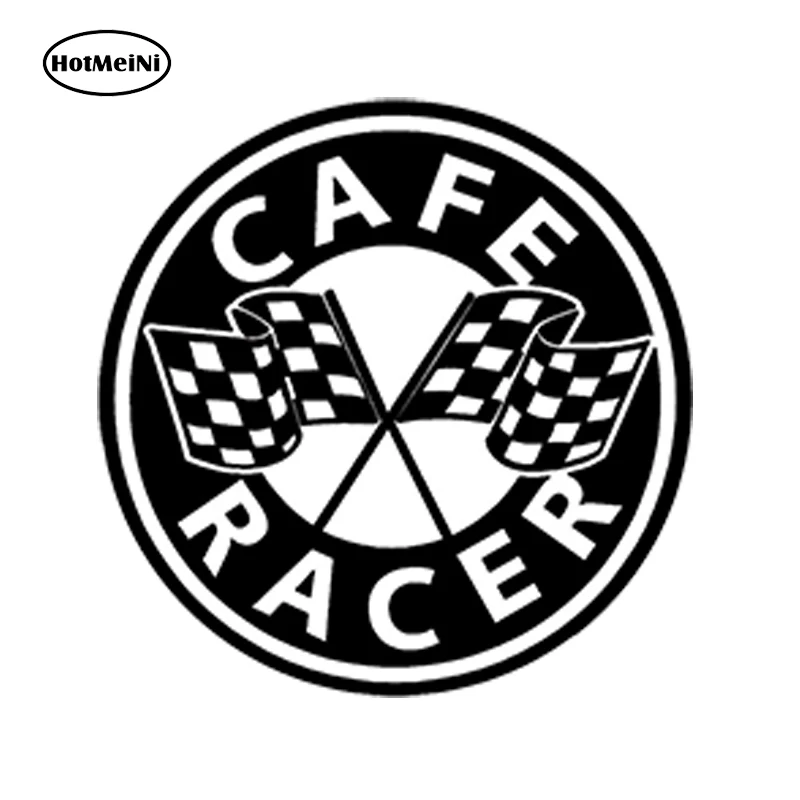 HotMeiNi автомобильный Стайлинг 3D стикер для автомобиля Кафе Racer Aufkleber Авто Мото