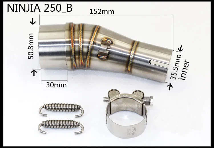 Выхлопная труба из нержавеющей стали для мотоцикла Kawasaki NINJA 250|motorcycle exhaust pipe|motorcycle