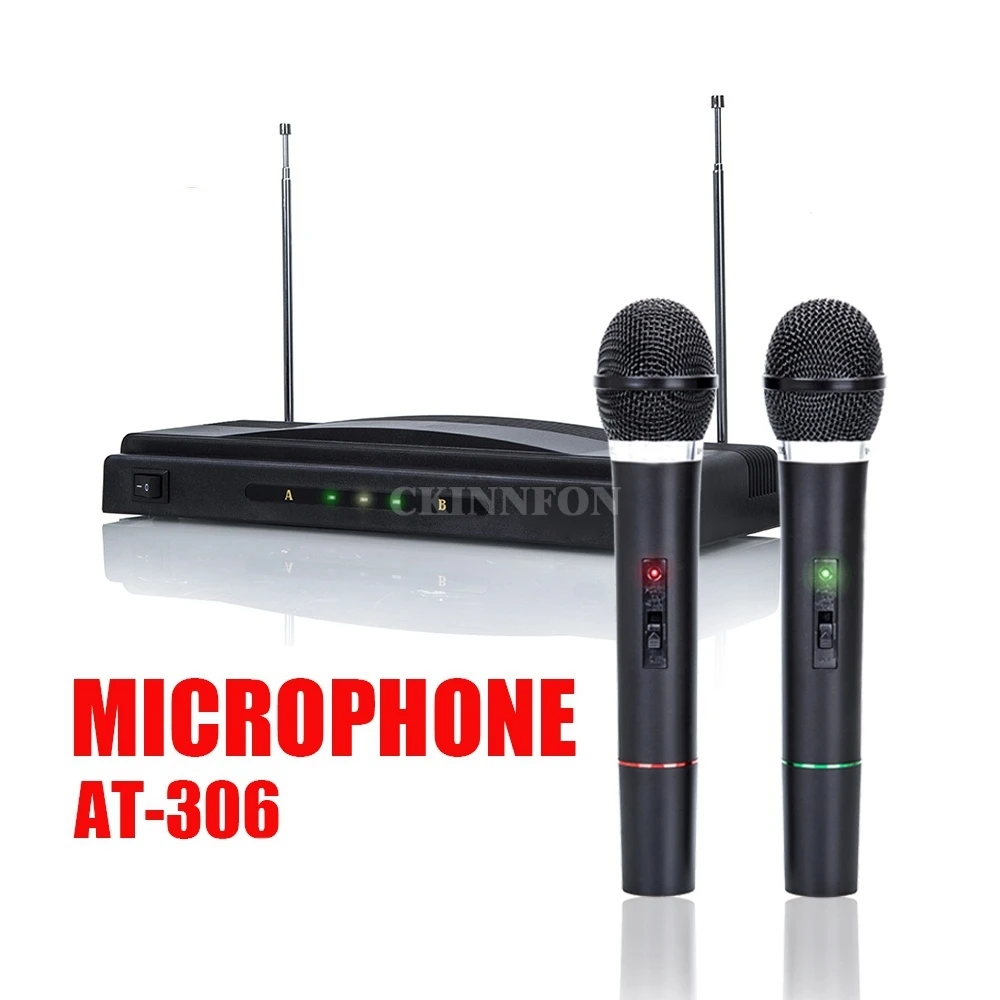 

20Set Pro Wireless Microphone System Dual Handheld 2x Mic Cordless Receiver Wireless (Battery Is Not Included)