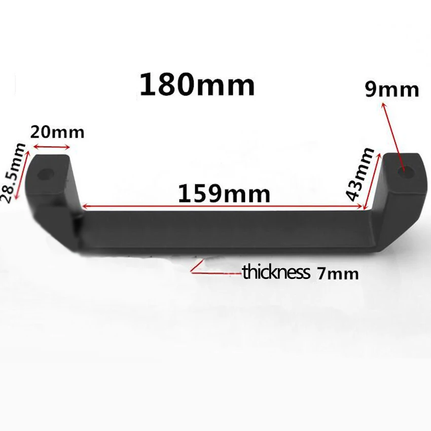 Ручки и ручки для кухонного шкафа лаконичная черная дверная ручка ящика дверные