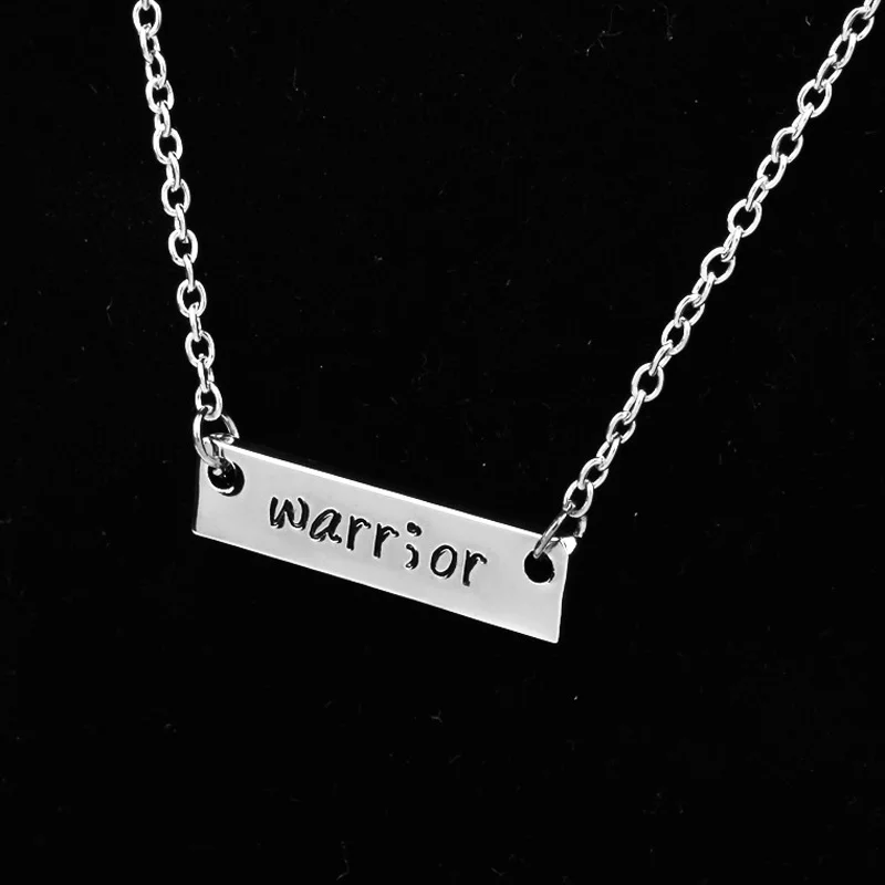 Ручная штамповка вдохновляющий полукруглый воин Шарм полутонированный Воин