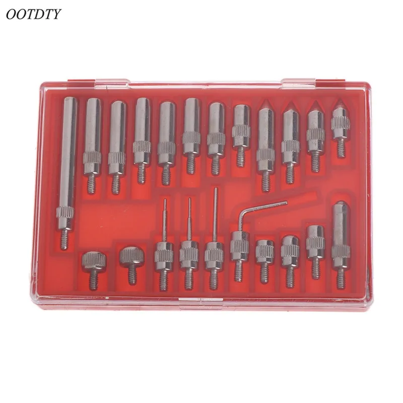 OOTDTY 22 шт. стальной циферблат индикатор набор точек 4 48 резьбовой наконечник для