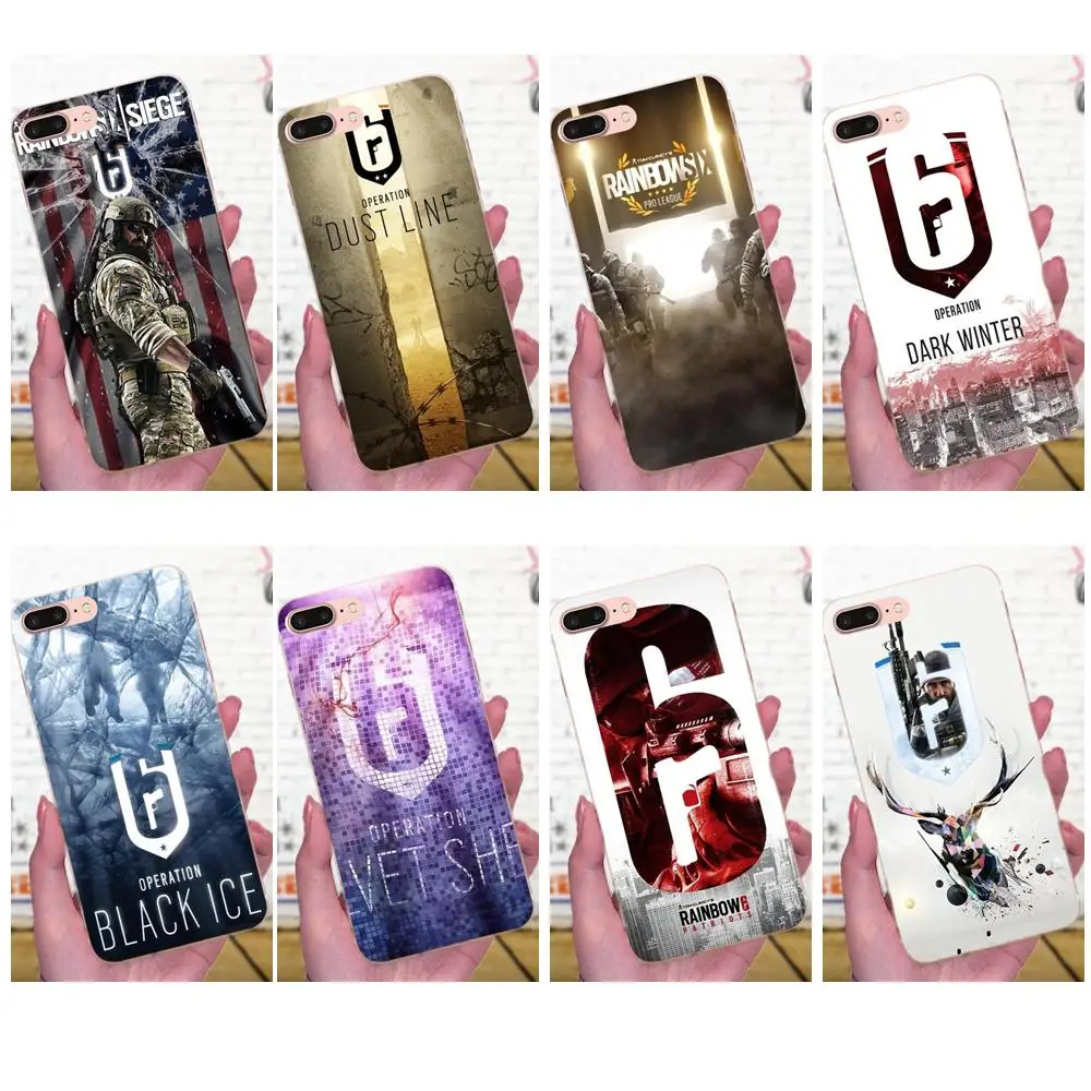 Cool Rainbow Six Siege Operation Logo Для Galaxy J1 J2 J3 J330 J4 J5 J6 J7 J730 J8 2015 2016 2017 2018 mini Pro мягкий чехол для