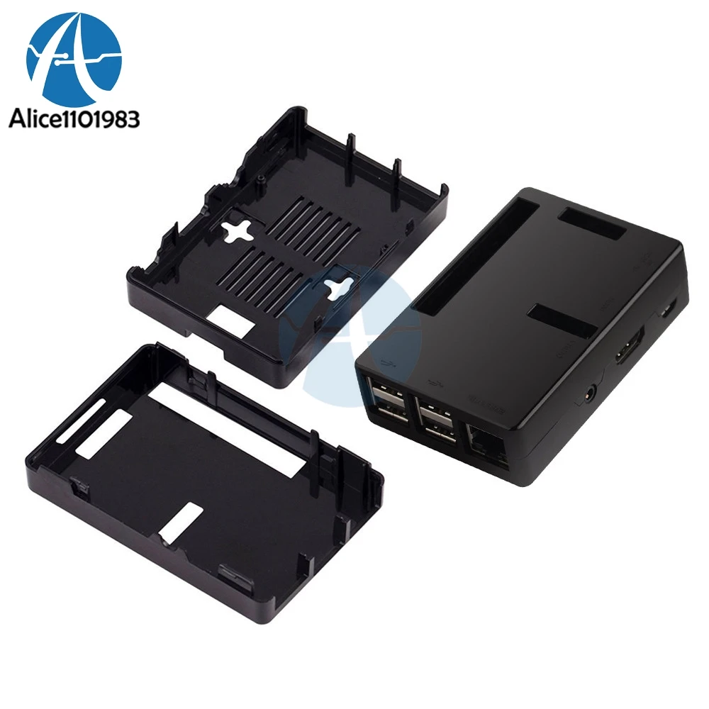 ABS V2 V2.0 чехол Корпус для всех портов Raspberry Pi 2 Модель B + черный прозрачный Diy Kit Electronic