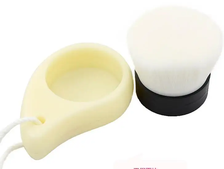 1 шт. пластиковая ручка волокно шерсть щетинок глубокое очищение мыть поры уход