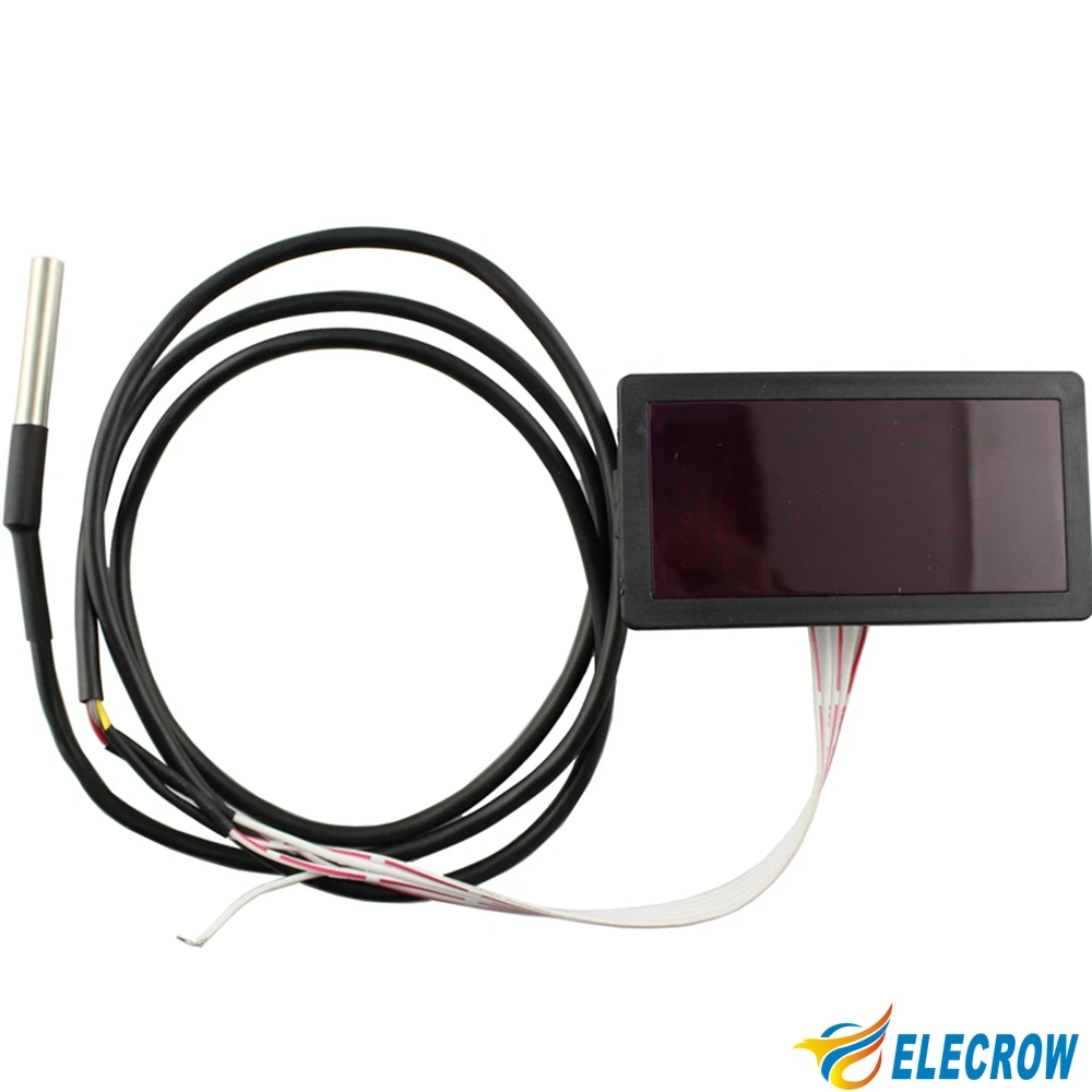 Электронный термометр Elecrow DS18B20 с цифровым дисплеем модуль датчика температуры