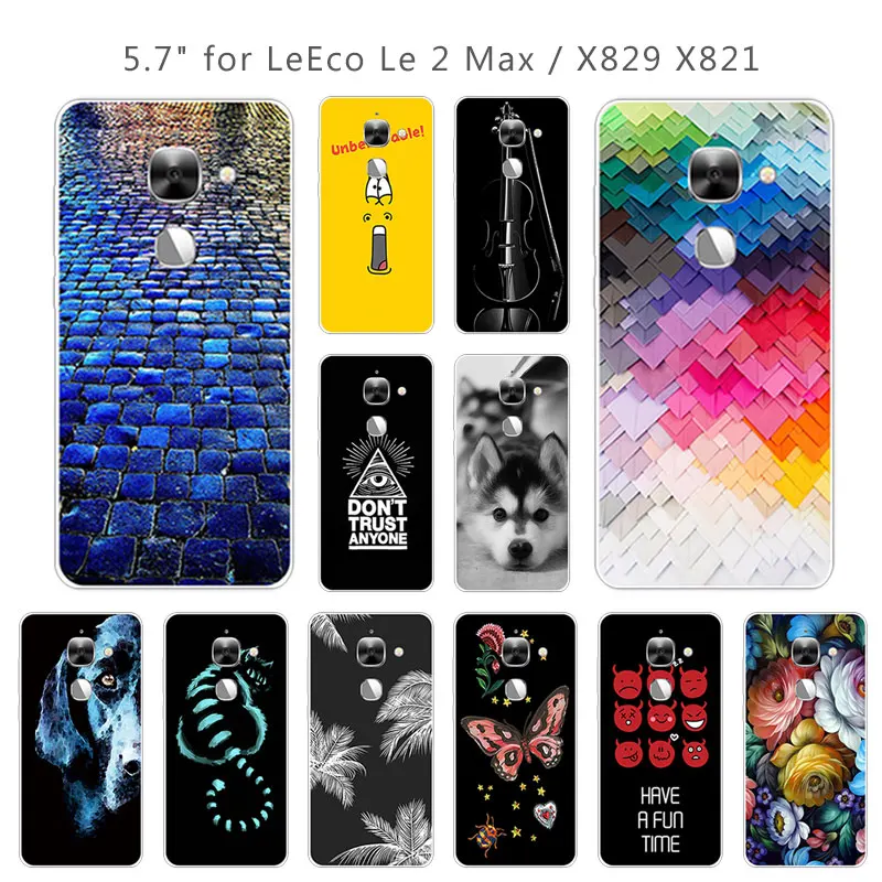 Чехол для телефона LeEco Le Max 2 Прозрачная силиконовая задняя крышка 5 7 дюйма Max2 X829 X821