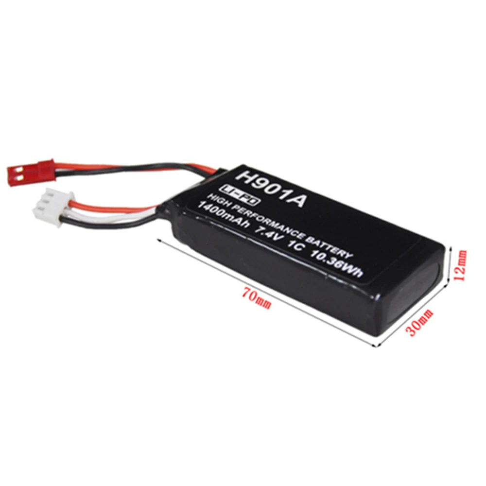 Оригинальный аккумулятор LiPo 7 4 В 1400 мАч для Hubsan H501A H501S H502S H107D FPV2 H123D передатчик