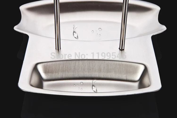 

SUS Pan Pot Cover Lid Rack Stand Spoon Rest Stove Organizer Storage Soup Spoon Rests Kitchen Tool Pot Lids Holder-big size