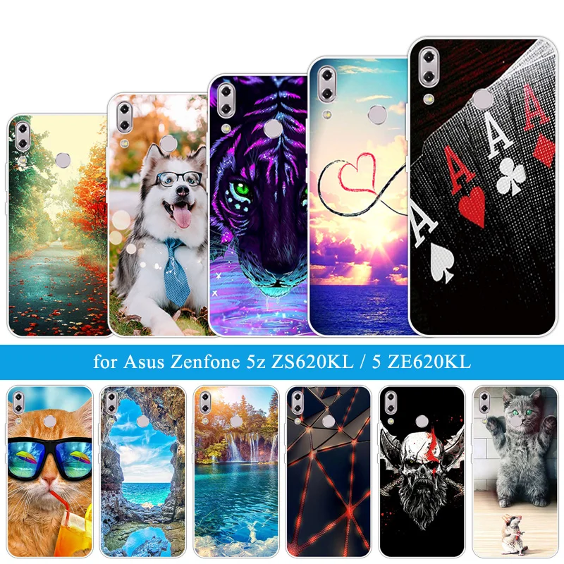 Мягкий чехол для Asus Zenfone 5z ZS620KL/Asus 5 ZE620KL TPU Land задняя крышка ASUS ZS620KL силиконовый |