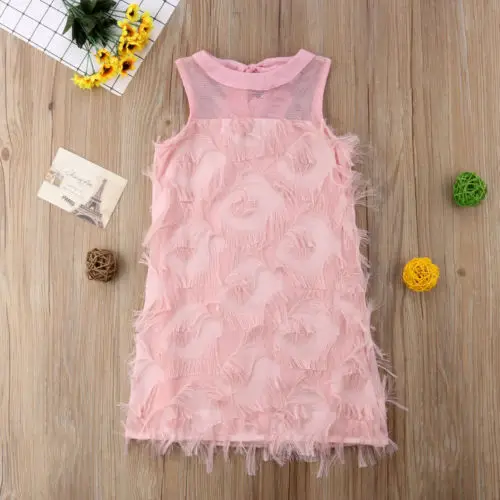 Платье с цветочным узором для девочек летние праздничные мини-платья сарафан