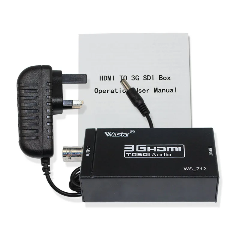 Wiistar Mini 3g 1080 P HDMI к SDI 3g-SDI HD видео конвертер с адаптером питания в розничной упаковке