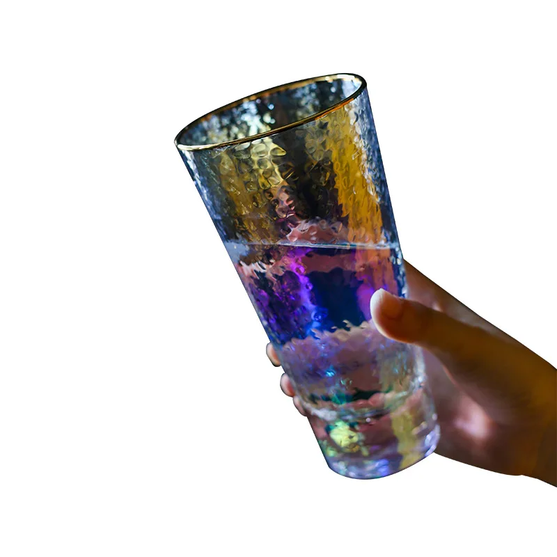 Creative Gold-plated Glass Cup Daily Water Ornaments Home Decoration Multi-Color Crafts Students Personality Gifts | Дом и сад