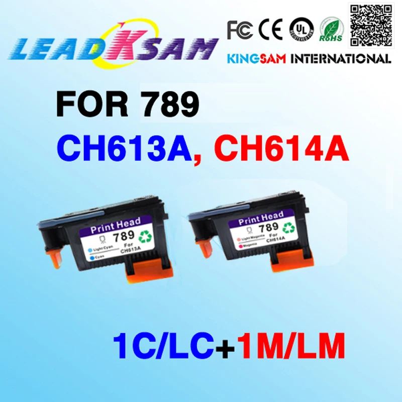 Печатающая головка 1C/LC + 1M/LM совместимая с hp789 Latex L25500 CH613A CH614A 789 | Компьютеры и офис