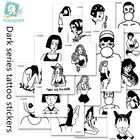 Временные татуировки для боди-арта, 25 листов