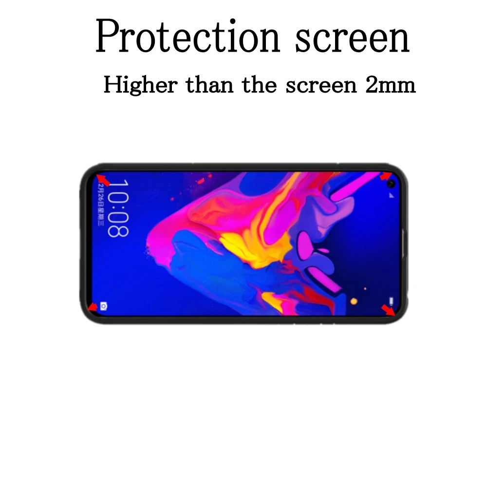 For Huawei Honor View 20 V20 Case Soft Silicone+Transparent PC Armor Protective Back cover for V Shell | Мобильные телефоны и
