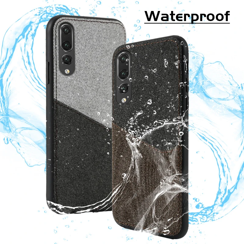 Холщовый чехол для телефона Huawei P30 P10 Plus P20 Lite Mate 9 10 Pro P SMART 2019 Простроченный слот