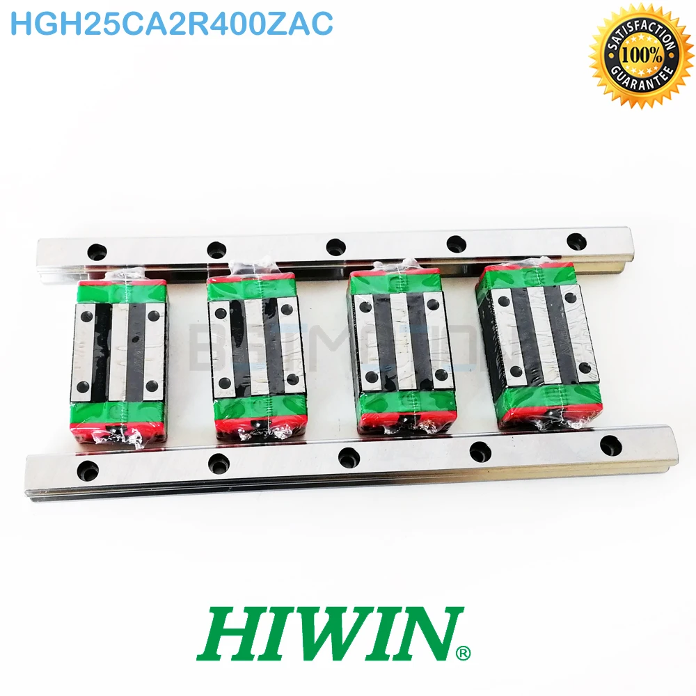 Taiwan HIWIN 25 мм HGR25 линейная направляющая 2 шт. 400 рельс 4 HGH25CA скользящая каретка