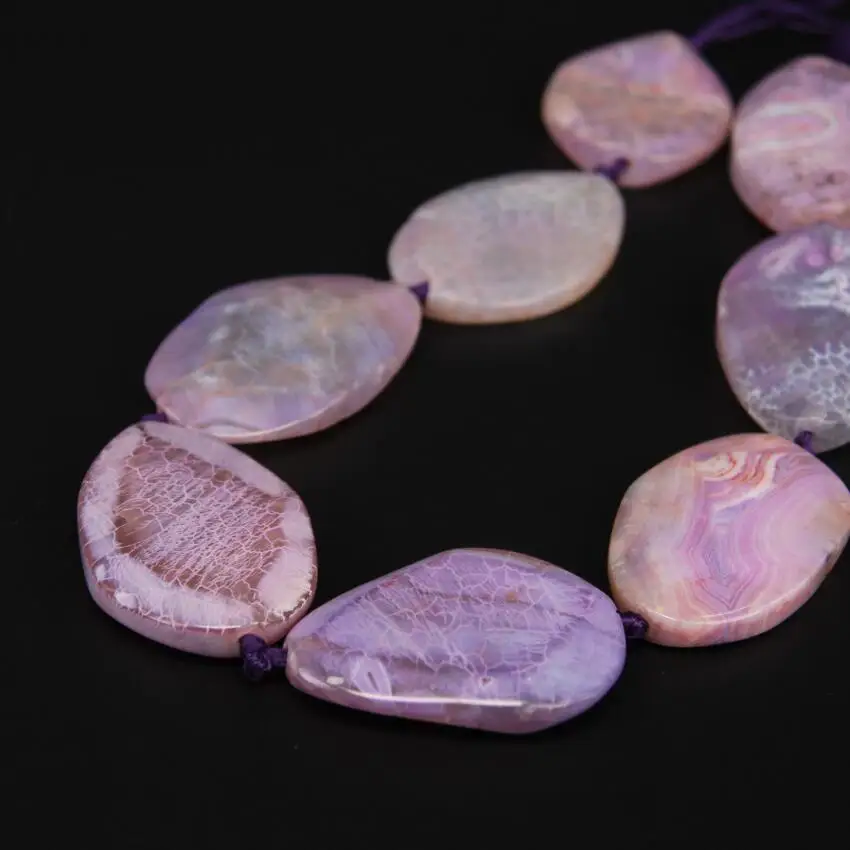 

15.5"/strand Purple Natural Dragon Veins Agates Drusy Freeform Faceted Slab Nugget Loose Beads,Gems Stone Slice Pendant Beads