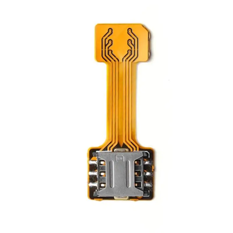 Nano SIM Гибридный двойной sim-карты для Micro SD TF адаптер для Android расширитель 2 нано Micro SIM адаптер для XIAOMI REDMI NOTE 3 4 5 - Цвет: Nano SIM