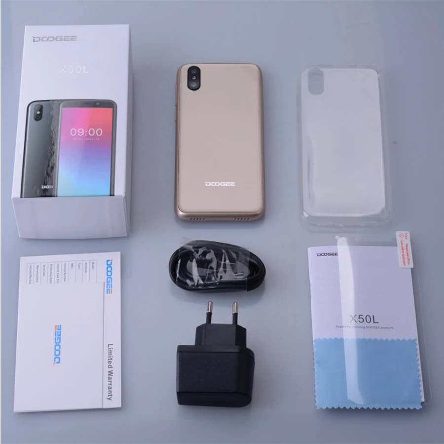 DOOGEE X50L 4G Android 8 1 смартфон MTK6737 четырехъядерный 5 0 &quot18:9 мобильный телефон Гб 16