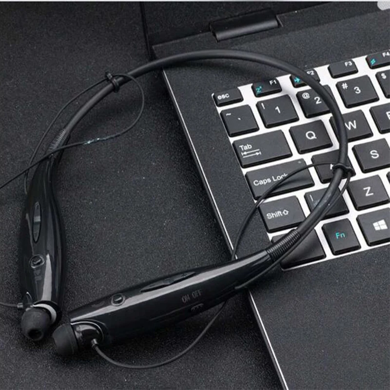 Спортивные bluetooth наушники с шейным ободком стереонаушники для телефона и музыки