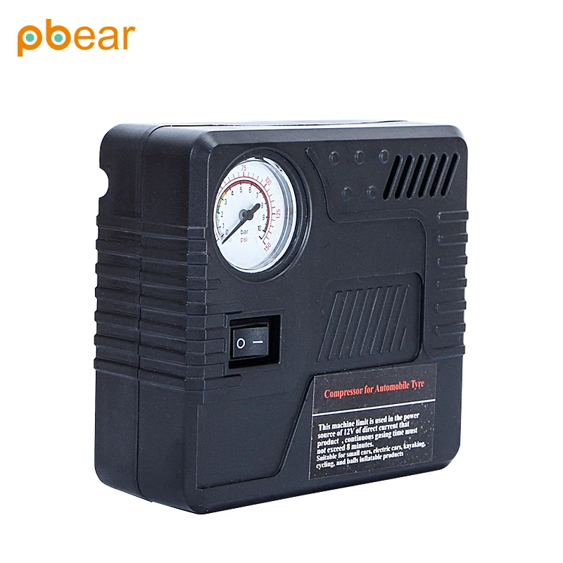 Pbear Автомобиль Мини Портативный Надувной Насос Электрический Шин Монитор