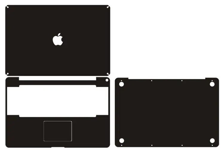 

Laptop Carbon fiber Skin Sticker Cover For Apple macbook pro MC226 MD311ZP/A MC226 MC024 MC725 A1297 17"
