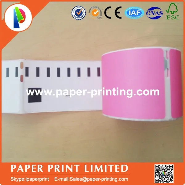50 рулонов Dymo 99014 красная этикетка 54 мм * 101 220 шт. совместима с принтером LabelWriter