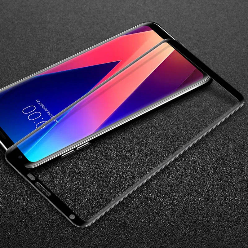 9D Защита экрана для LG G5 G7 G8 полное покрытие Закаленное стекло Защитная пленка для LG V30 V40 V50