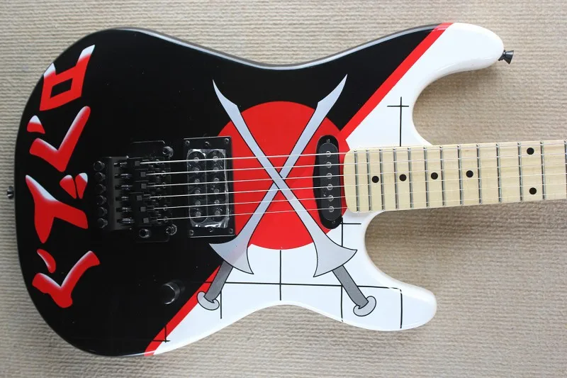 Завод Charvel San Dimas 25 летие Доступны С Floyd Rose Тремоло меч тела электрогитары|guitar