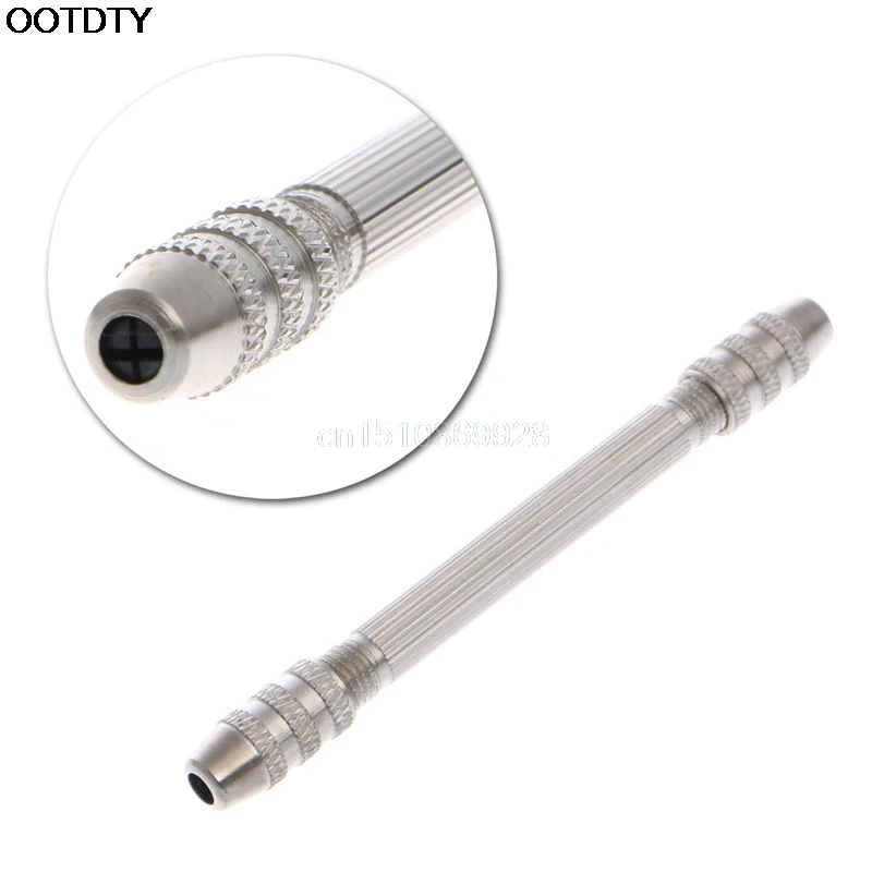 

Useful Steel Double Spiral End Pin Vise Tong For Jewelry Craft Hobby Drill Tool