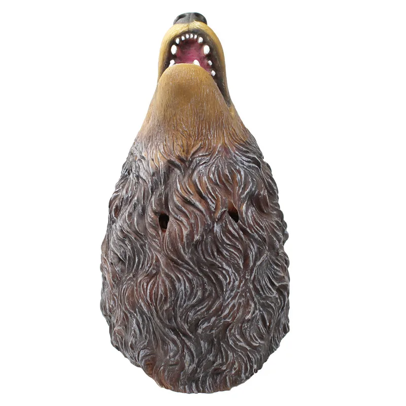 Маска Из Латекса страшного волка дышащая Новинка маска на всю голову для