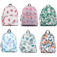 mini mochila printed backpack canvas women backpack school bag for teenage girl backpacks casual daily small bag female rucksack