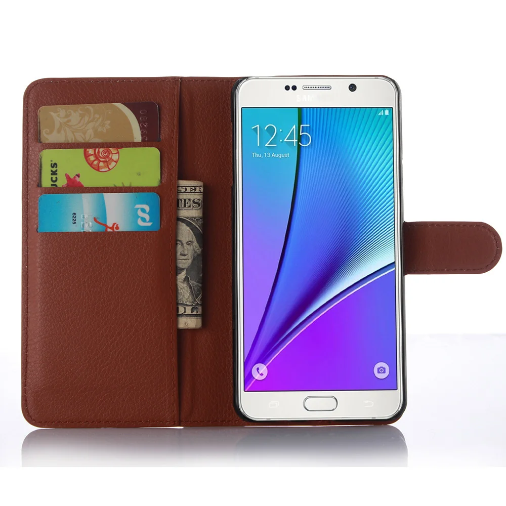 NEW A7 (2016) For Samsung Galaxy A710 Case A7100 Flip Leather Wallet Card Stent Cases Lichee Pattern Protect Cover black SM 710 | Мобильные