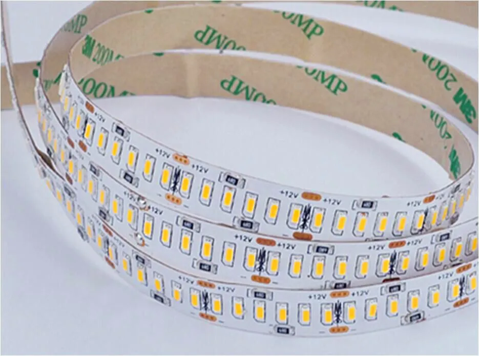 

3014 SMD 240leds/m DC24V led flexible strip;5m long;120W;white PCB;non-waterproof;IP33