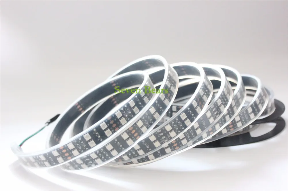 IP67 силиконовая водонепроницаемая черная Светодиодная лента для печатной платы