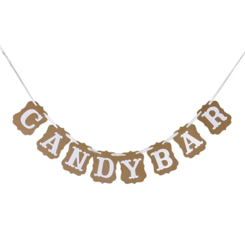Новое поступление ГОРЯЧИЙ детский душ сладкий ребенок конфеты баннер бар Bunting