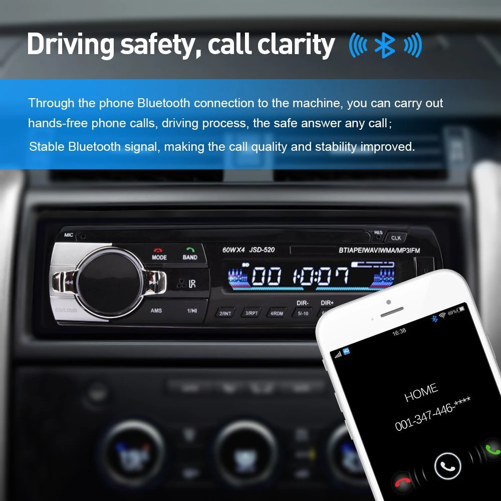 1 шт. Bluetooth стерео сабвуфер авто радио 1.din цифровой fm тюнер dab адаптер для
