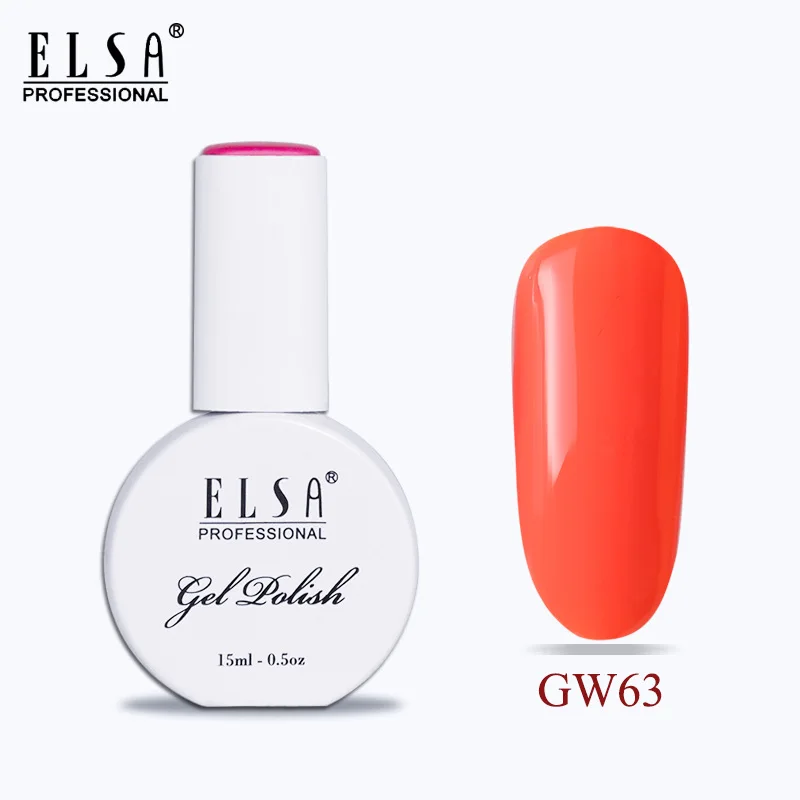 GW63 Elsa 15 мл УФ-гель для ногтей 120 цветов на выбор кофе УФ-лак для ногтей Полупостоянный коричневый светодиодный гель-эмаль для ногтей - Цвет: GW63