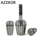 ER8 ER11 ER16 ER20 Высокоточный эластичный Зажимной патрон для патрона, закаленный гравировальный станок с ЧПУ, аксессуары, патрон